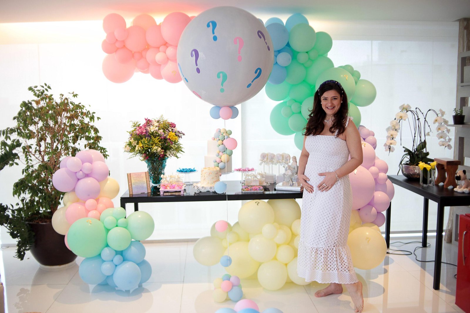 Fotografia de chá de bebê e chá revelação em Sorocaba : Fotos criativas e muita alegria